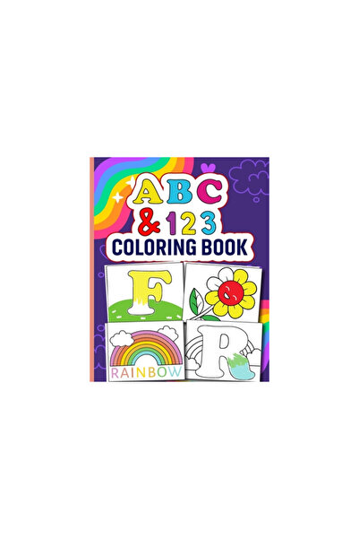 Blurb Inc ABC and 123 Toddler Coloring Book: Fun with Letters, Numbers, and Shapes for kids; Preschool and Kin