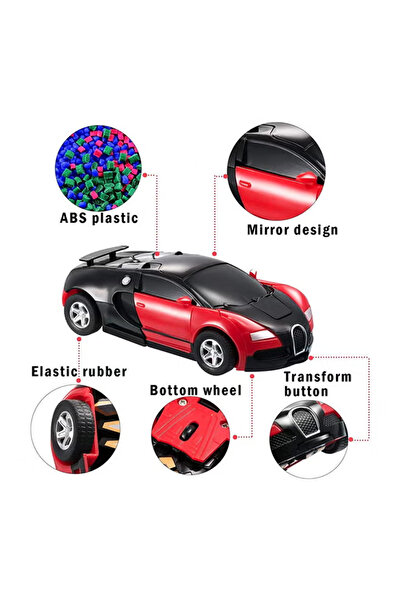 Generic Portable Lightweight Authentic Detailed Remote Controlled Transformer Robot Electric Car