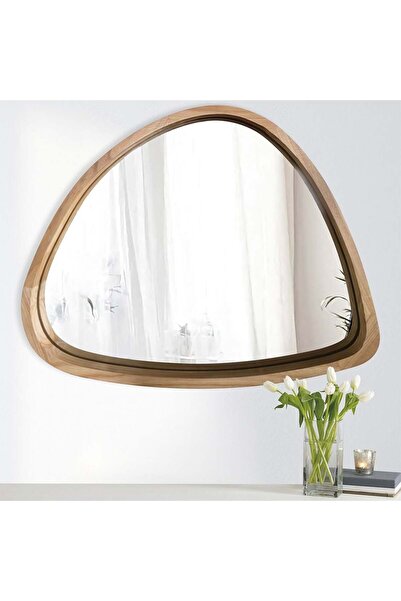 Danube Home Mio Curvy Triangle Mirror – Unique Curved Triangle Wall Mirror fo...