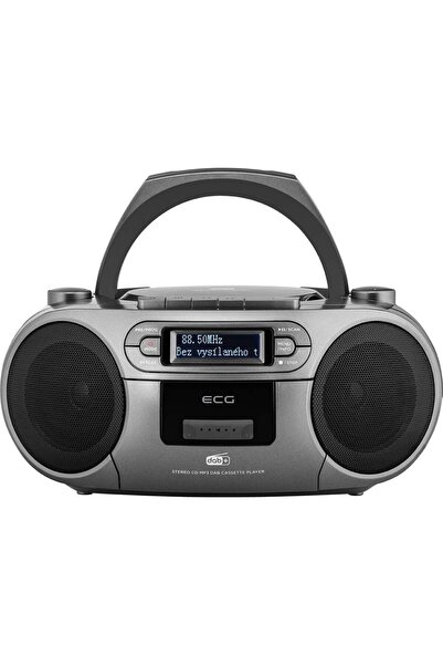 ECG CDR 990 DAB audio system, 2 x 2 W RMS, FM Radio, USB, CD Player, MP3 Cassette Player, GREY