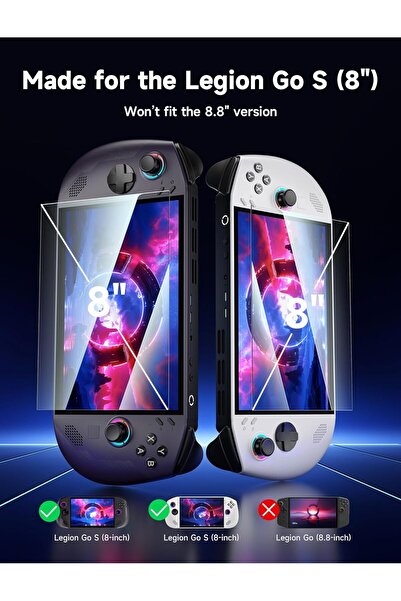 jsaux 2-Pack Screen Protector for Legion Go S 8" Handheld 2025