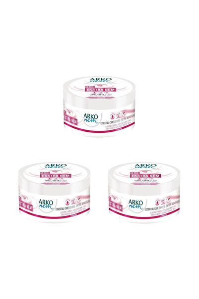 ARKO Extra Nemlendirici, El ve Vücut Bakım Kremi - 250 ml x 3 Adet