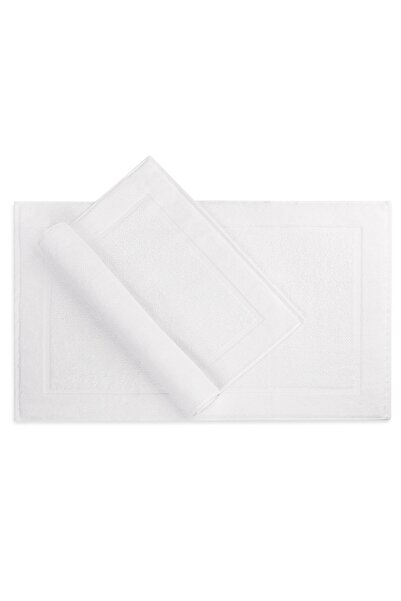 OEM Covoraș de baie premium, prosop de picioare, 800 g/m², 100% bumbac, dimensiune mare 50x80 cm, alb