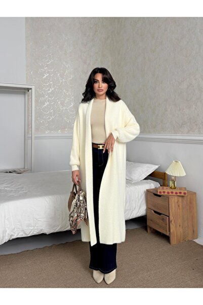 Serica Moda Μακριά ζακέτα με βανίλια