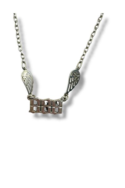 Herşey Nota 888 Angel Count Unisex Necklace – Spiritual and Meaningful Design with 60 cm Chain