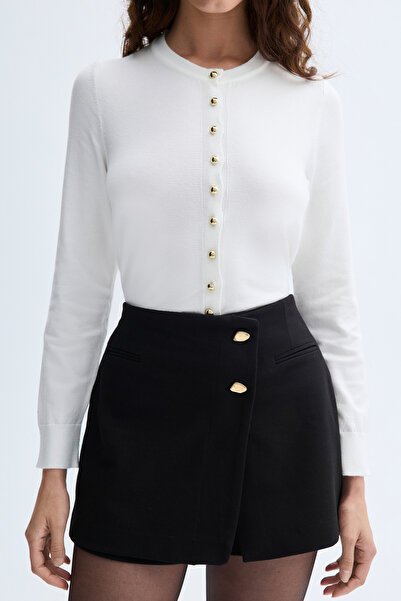 Mudo Crew Neck Knit Cardigan