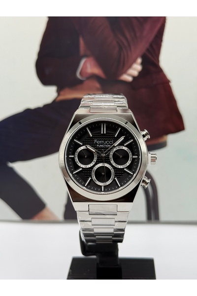 Ferrucci Sports Steel Men's Watch Waterproof with 2 Years Warranty