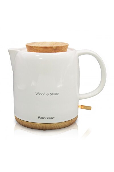 ROHNSON Ceramic Kettle R7810 Wood & Stone