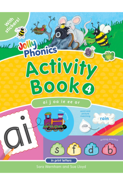 Harvard Univ Pr Jolly Phonics Activity Book 4 (in Print Letters)