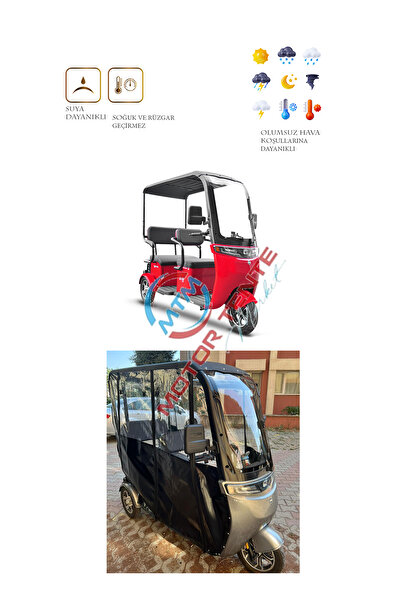 motor tente market mtm Yuki Yk 32 Greta Pro 3 Tekerli Araç Brandası