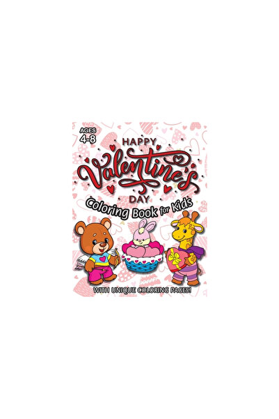 SF CLASSİC Happy Valentine's Day Coloring Book for Kids: (Ages 4-8) With Unique Coloring Pages! (Valentine's Da