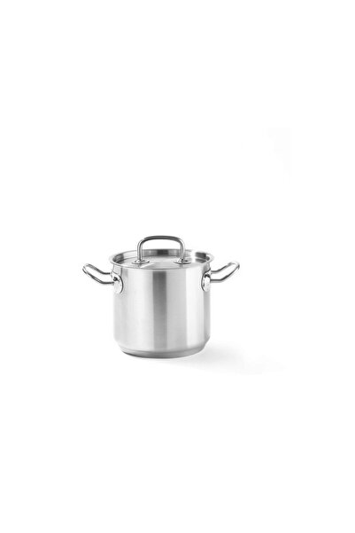 HENDI Oala cu capac, 9 Lit, 24 cm diametru x 20 cm inaltime, inox, Kitchen Li...