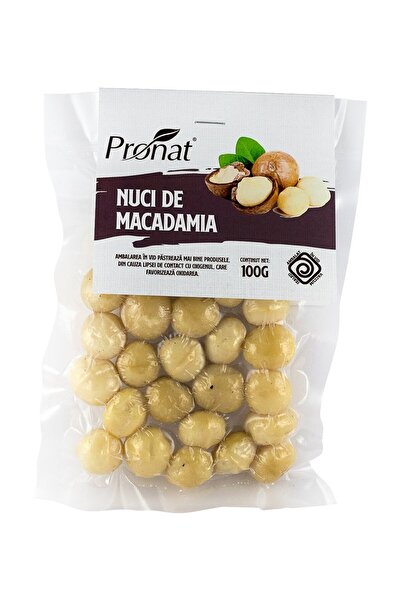Pronat Foil Nuci macadamia crude 100g Pronat