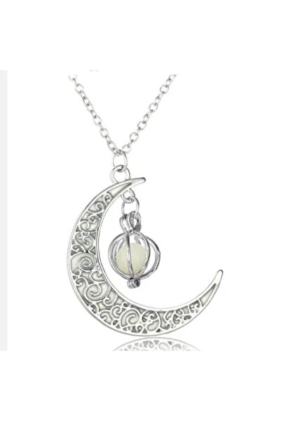 Welike Colier dama Shiny Moon – Strălucește în întuneric