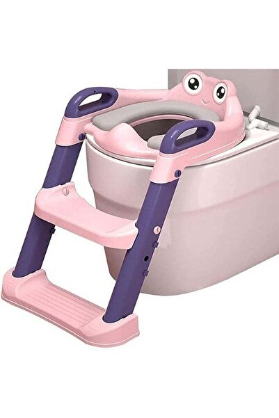 Arabest 2 in 1 Foldable Kids Toilet Training Seat,with Adjustable Step Stool,...