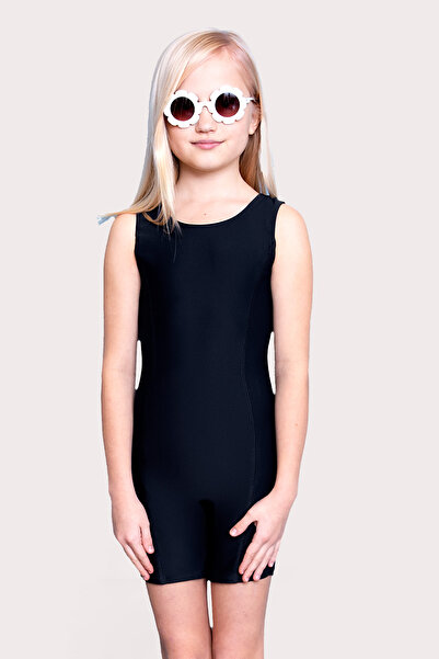 Coega Sunwear Girls Kids Swim Shortie - Black