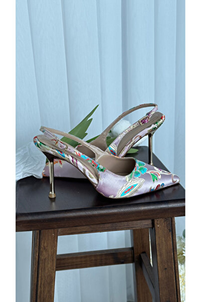 Letafia Pantofi cu toc model etnic Valley