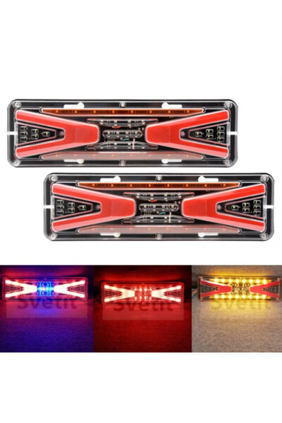 Led Light Alex Set 2 becuri LED cu semnalizare dinamică 12V-24V