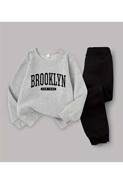 BEBEĞİME ÇORAP Παιδικό Σετ Φούτερ με Φούτερ με Στάμπα και Φούτερ με Ελαστική ...