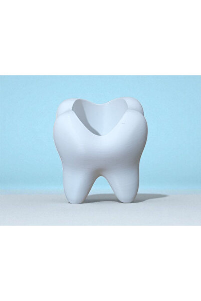 multiogz Tooth-Shaped Toothpaste and Toothbrush Stand |   Bathroom Organizer Accessory