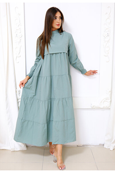 BRN Γυναικείο Μιντ Φόρεμα Τσαμιράνι