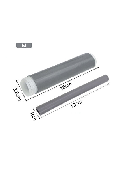 choice2 غطاء سيليكون عازل للحرارة لمقبض القدر Grey-M، غطاء مقبض مطاطي مضاد للحروق، عازل للحرارة