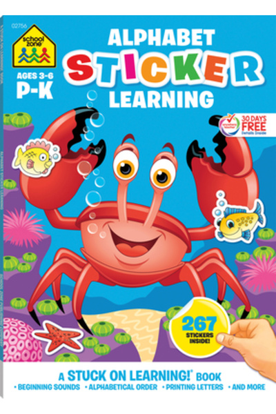 School Zone Alphabet Stickers