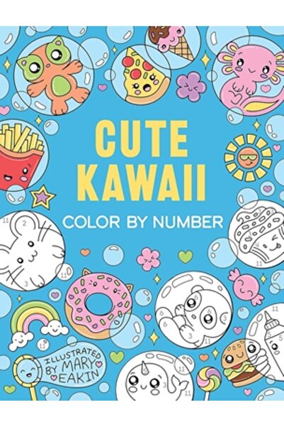 Dover Pubn Inc Cute Kawaii Color by Number