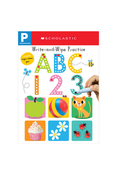 Scholastic Bk Services Write and Wipe Practice Flip Book: ABC 123 (Scholastic...