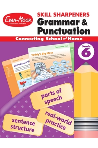 Evan-Moor Educ Publ Skill Sharpeners Grammar and Punctuation, Grade 6