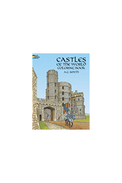 Dover Publications Castles of the World Coloring Book