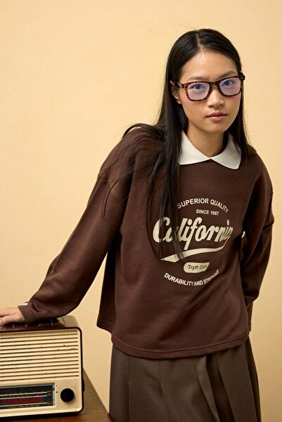 Ceylan Otantik Σοκολάτα Καλιφόρνια με στάμπα 3 σκέλη Body