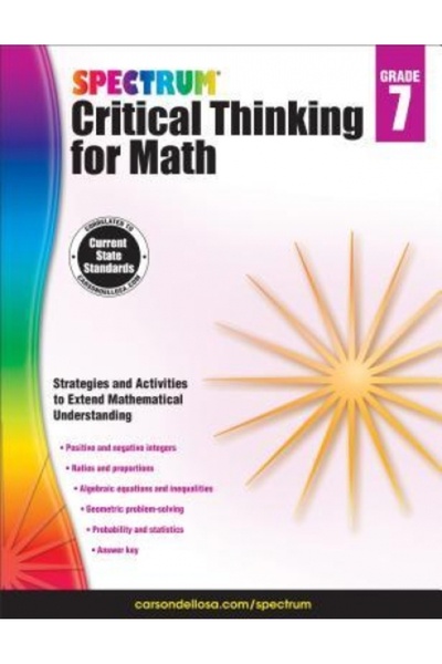 Praeger Frederick A Spectrum Critical Thinking for Math, Grade 7