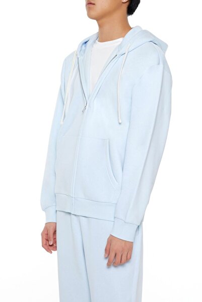 Forever 21 Fermuarlı Kapüşonlu Sweatshirt