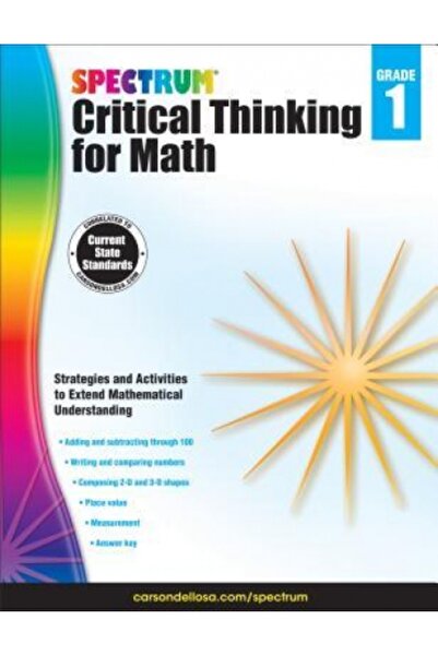 Praeger Frederick A Spectrum Critical Thinking for Math, Grade 1