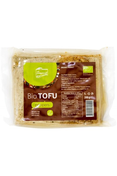 Soyavit Tofu bio cu ardei, 200g