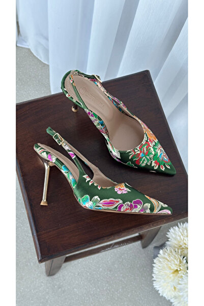 Letafia Pantofi cu toc model etnic Valley