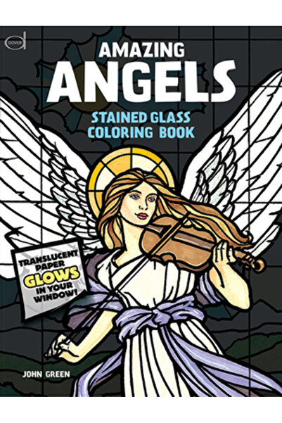 Dover Pubn Inc Amazing Angels Stained Glass Coloring Book