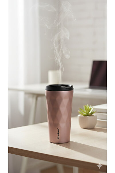 Cooker 350 ml Stainless Steel Thermos Cup - Travel Thermos - for Coffee & Tea