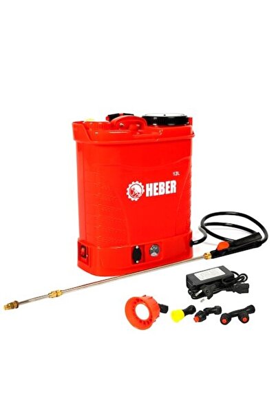 Heber Pompă electrică de pulverizare, Heber®, 12 L, baterie, regulator de pre...