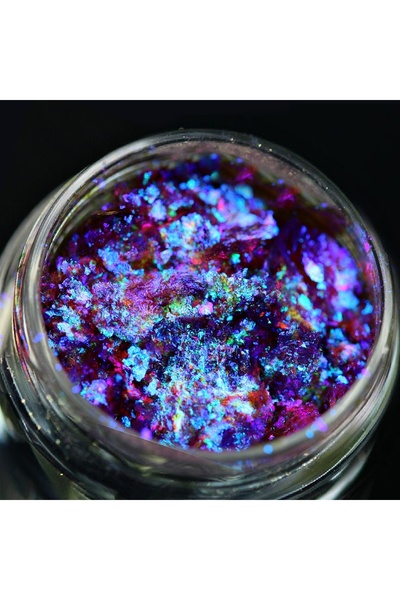 Kajol Beauty Pigment fulgi PK125(albastru regal-mov-turcoaz-bronze) pentru ma...