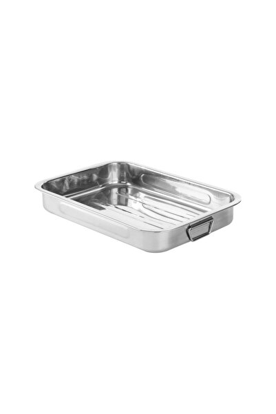 HENDI Tava cuptor cu manere, Hendi, inox, 31.5x24x(H)5 cm