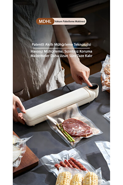 MDHL LC-801 Vakum Paketleme Cihazı | Gıda Saklama, Hava Sızdırmaz, Otomatik V...
