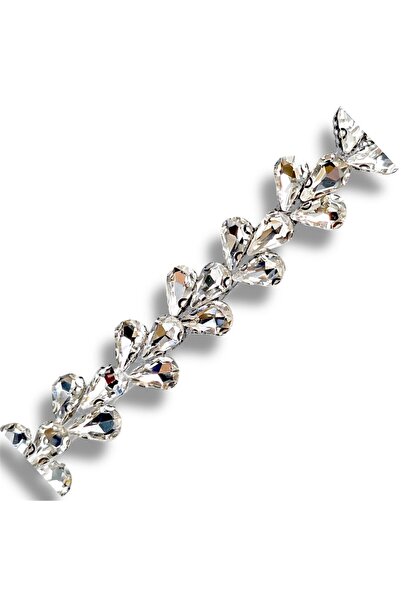 seçkin aksesuar شمعدان حائط من الكريستال المزخرف قابل للصق بالكي - 1 متر - sb2