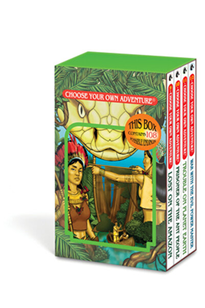Chooseco Box Set #4-3 Choose Your Own Adventure Books 9-12:: Box Set Containing: Lost on the Amazon, Prisoner