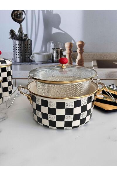 ROSSEV وعاء طهي داما مطلي بالمينا 22 سم