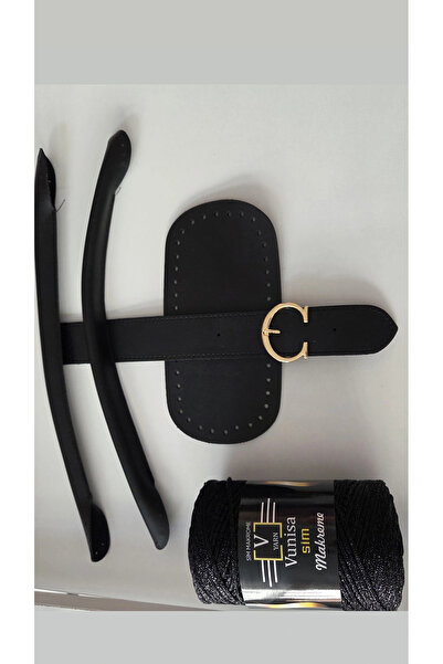 Vu Vunisa simli makrome ip ve çanta seti