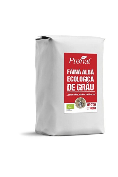 Pronat Paper Faina alba de grau bio, 1kg tip 700 Pronat