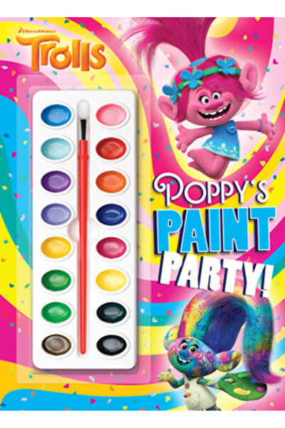 Golden Books Pub Co Inc Poppy's Paint Party! (DreamWorks Trolls)