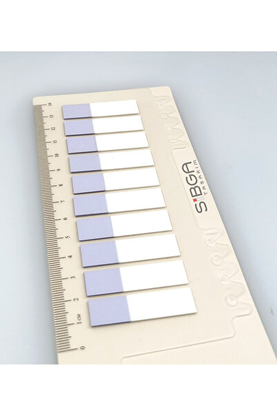sibga tasarım Transparent Light Purple Half Post-It Post-It Note Post It. Book Mark Bookmark Post-It Sticker 200 Sheets